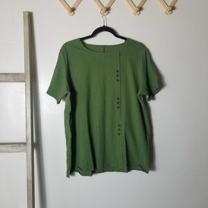 NWOT GREEN BLOUSE SIZE 2XL